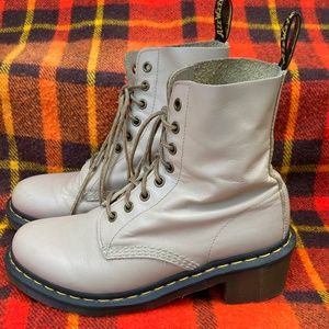 Incredible Cream Colored Doc Martins